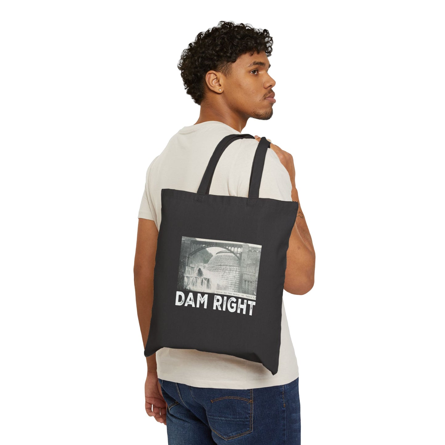DAM RIGHT Canvas Tote Bag Medium