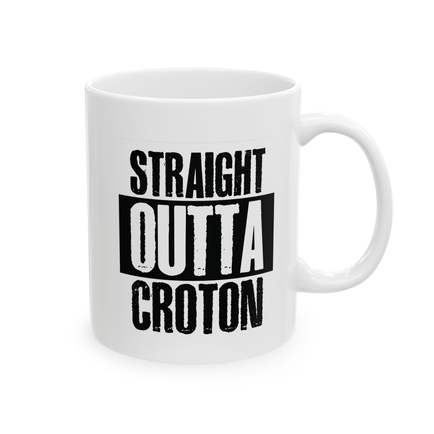 STRAIGHT OUTTA CROTON mug