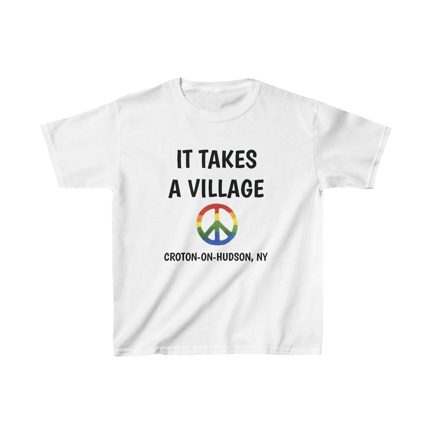 It Takes a Village kids tee