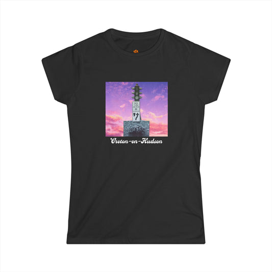 Women's Semi-Fitted Dummy Light Sunset tee