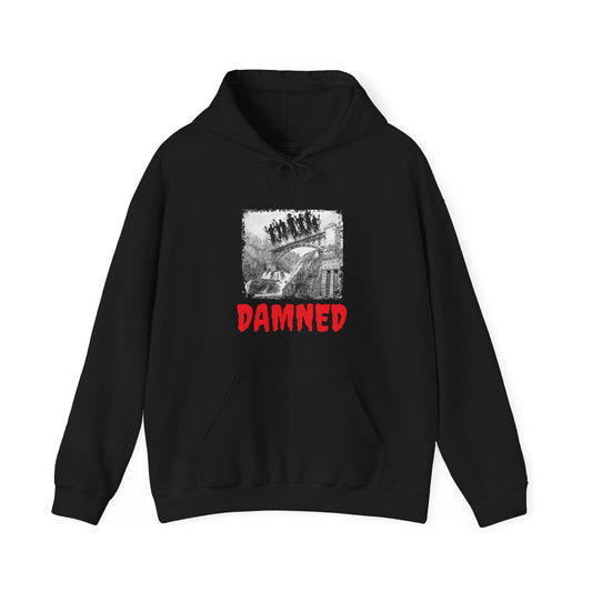 DAMNED pullover unisex hoodie / COH back