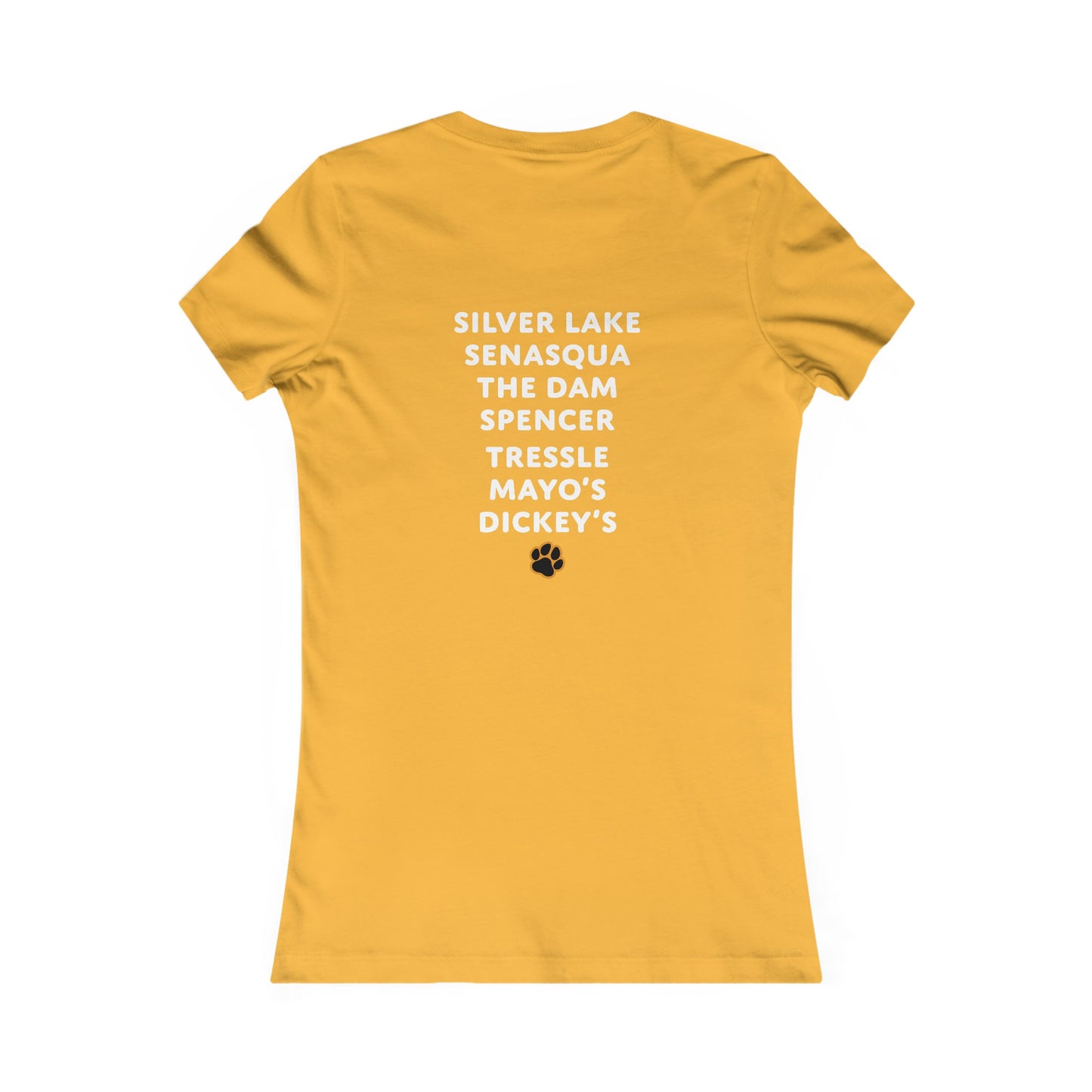 Women's Fitted Croton PARTY SPOTS Tee (Dark/Colors)