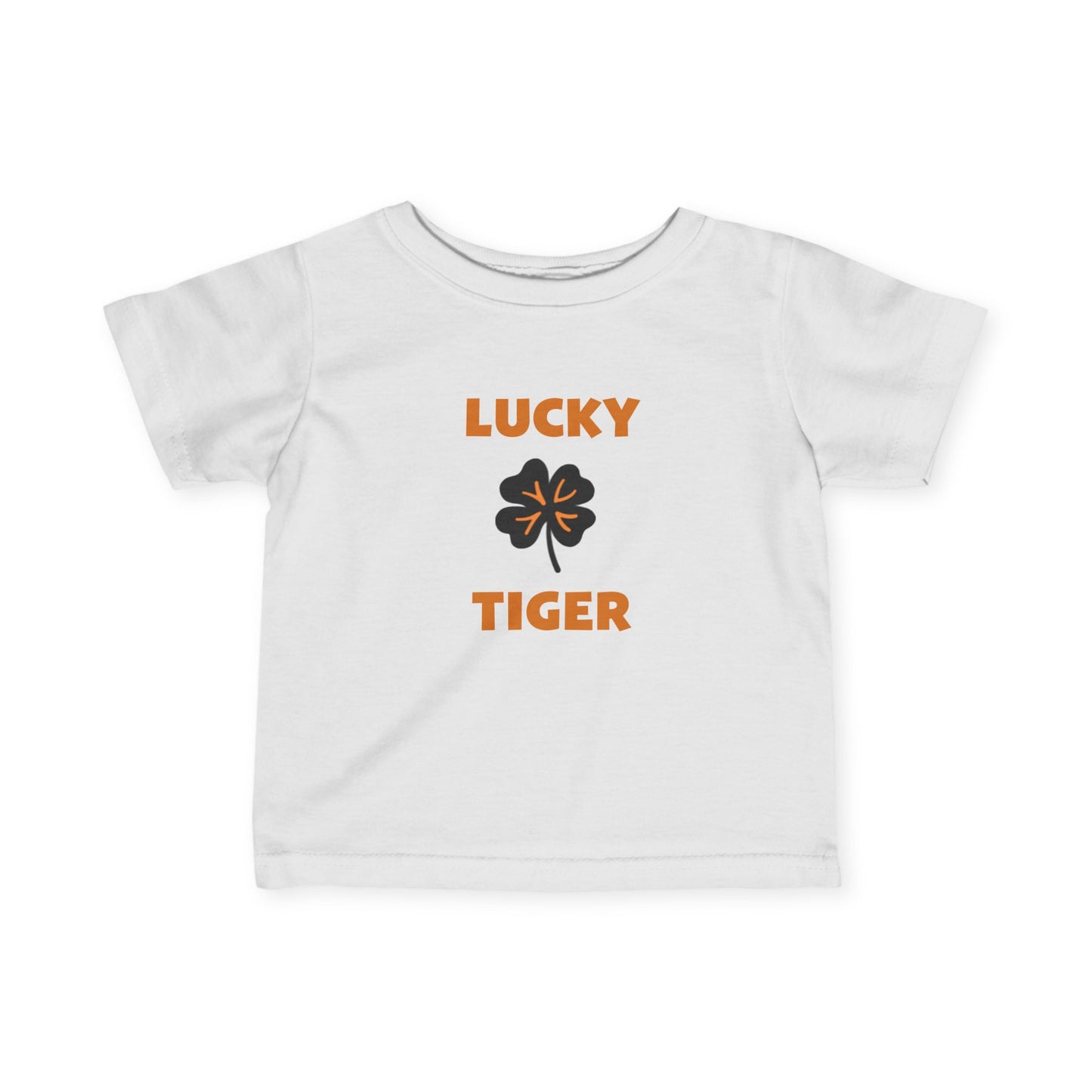 Croton Lucky Tiger Infant Tee (orange and black)