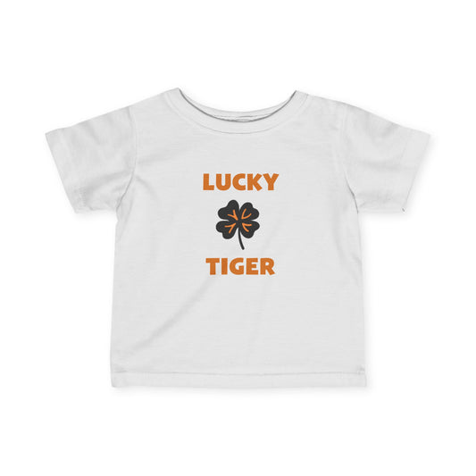 Croton Lucky Tiger Infant Tee (orange and black)