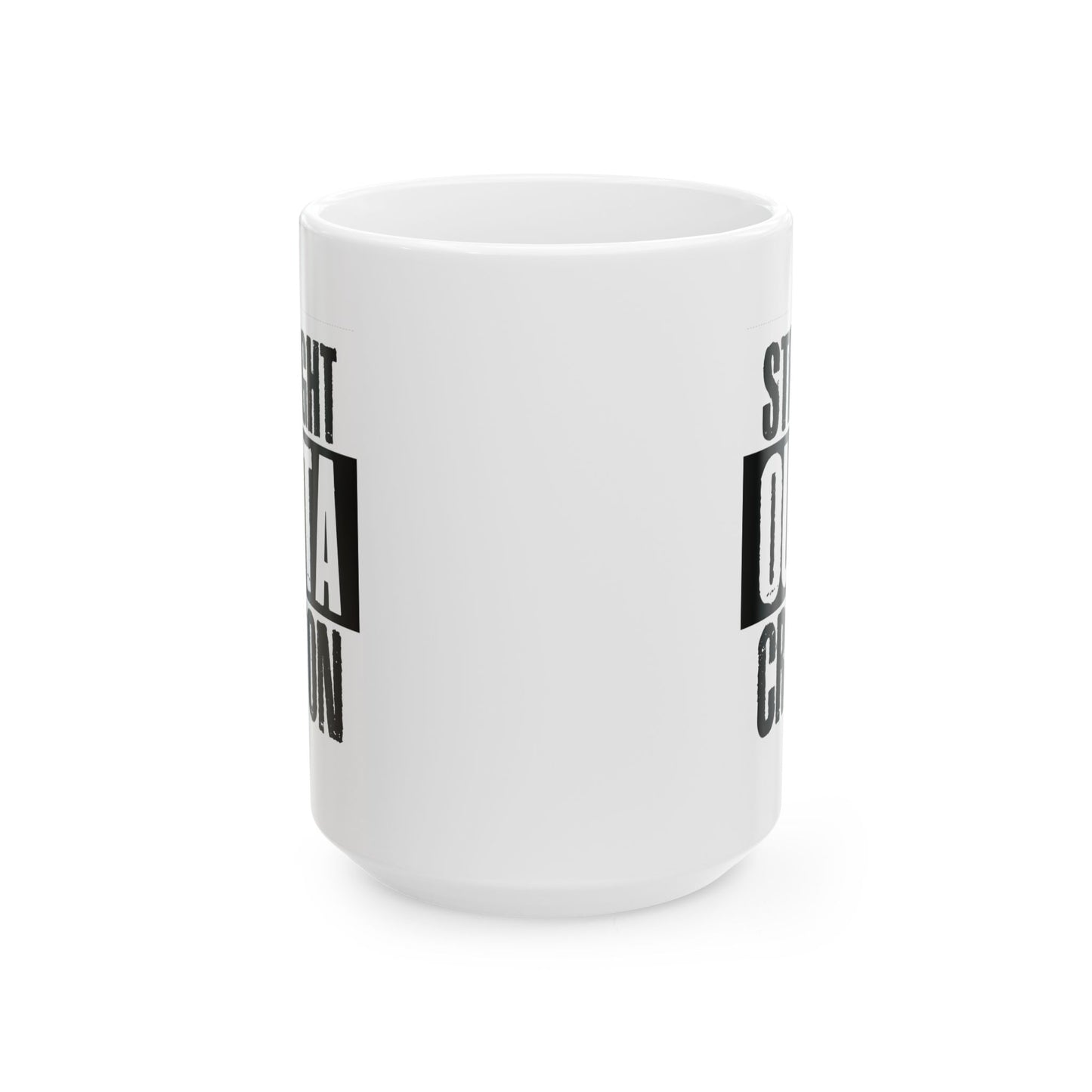 STRAIGHT OUTTA CROTON mug