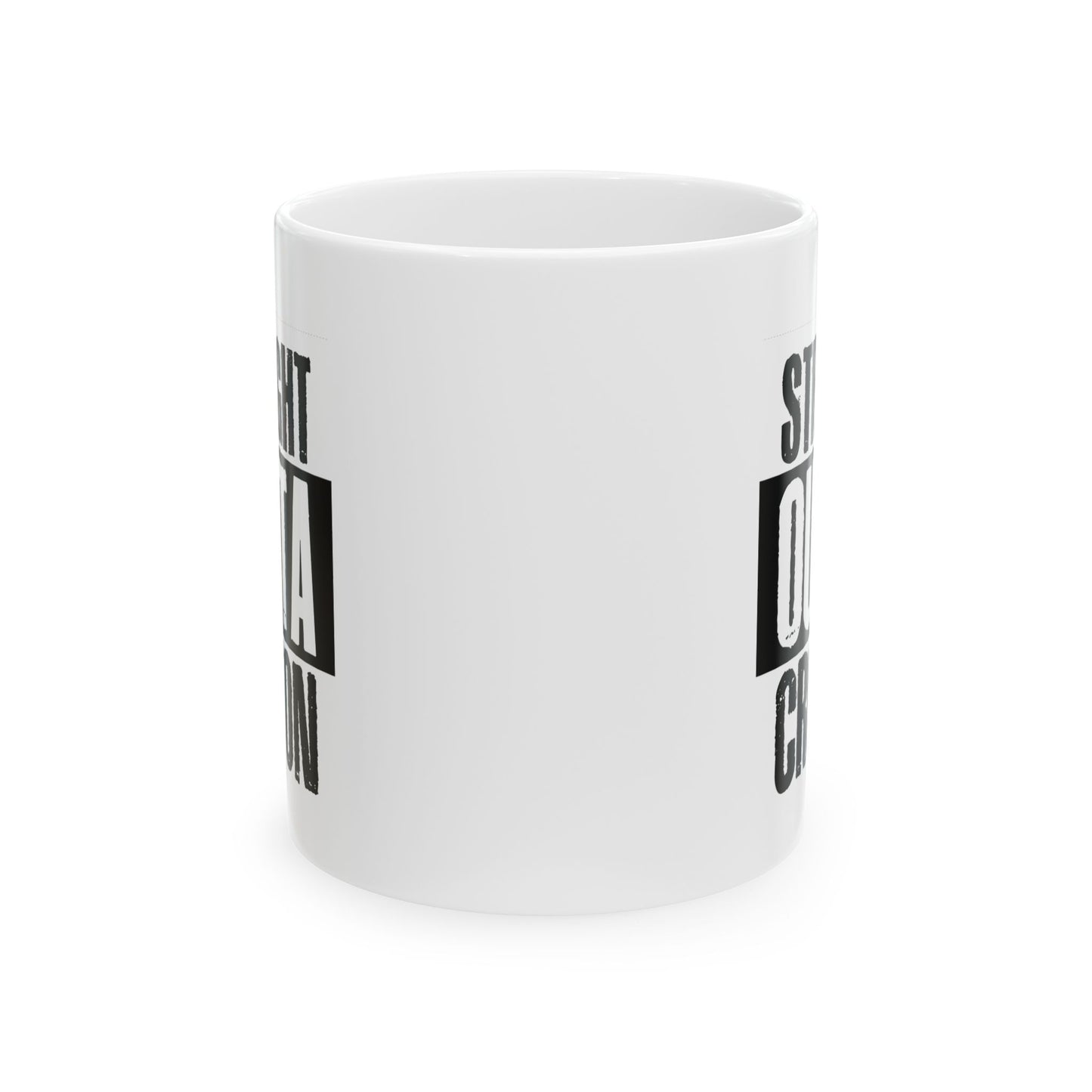 STRAIGHT OUTTA CROTON mug