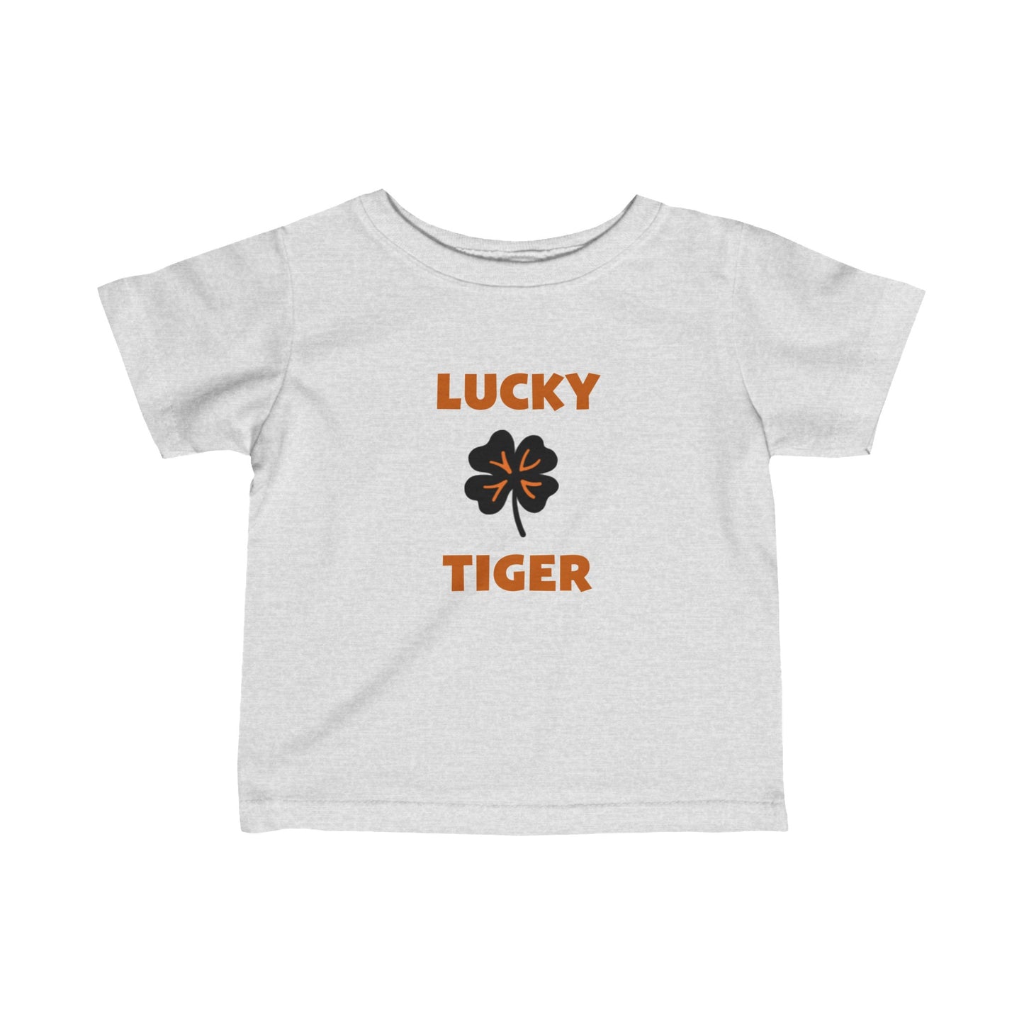 Lucky Tiger Croton Infant Tee in orange and black