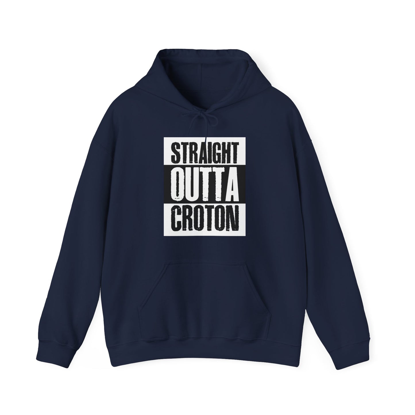 STRAIGHT OUTTA CROTON Unisex Pullover Hoodie