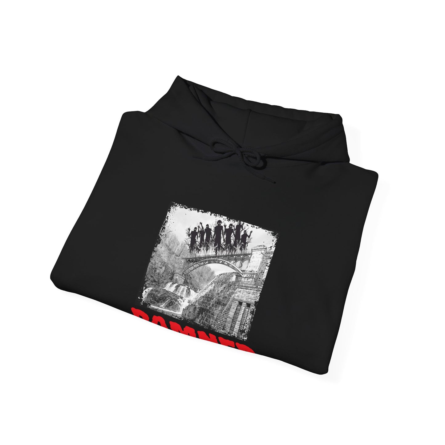 DAMNED pullover unisex hoodie / COH back
