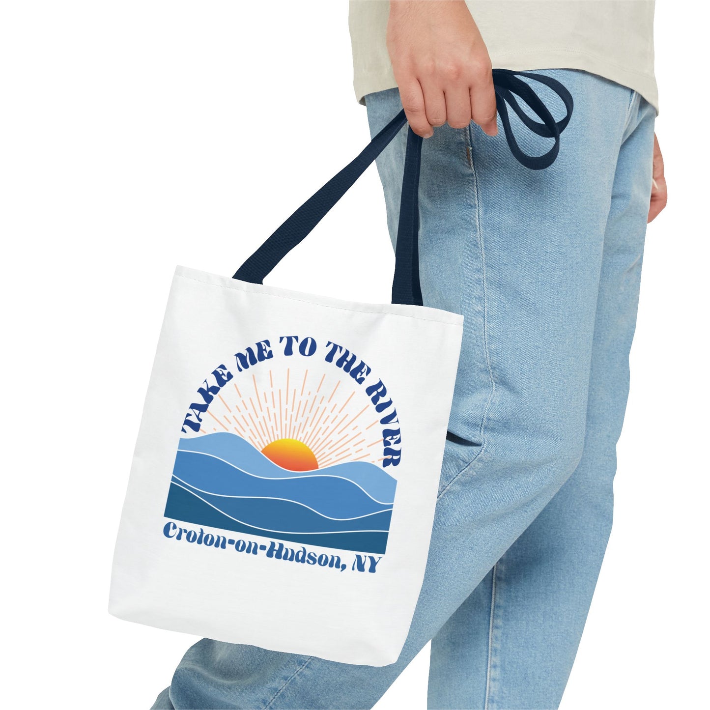 Take Me to the River Croton tote