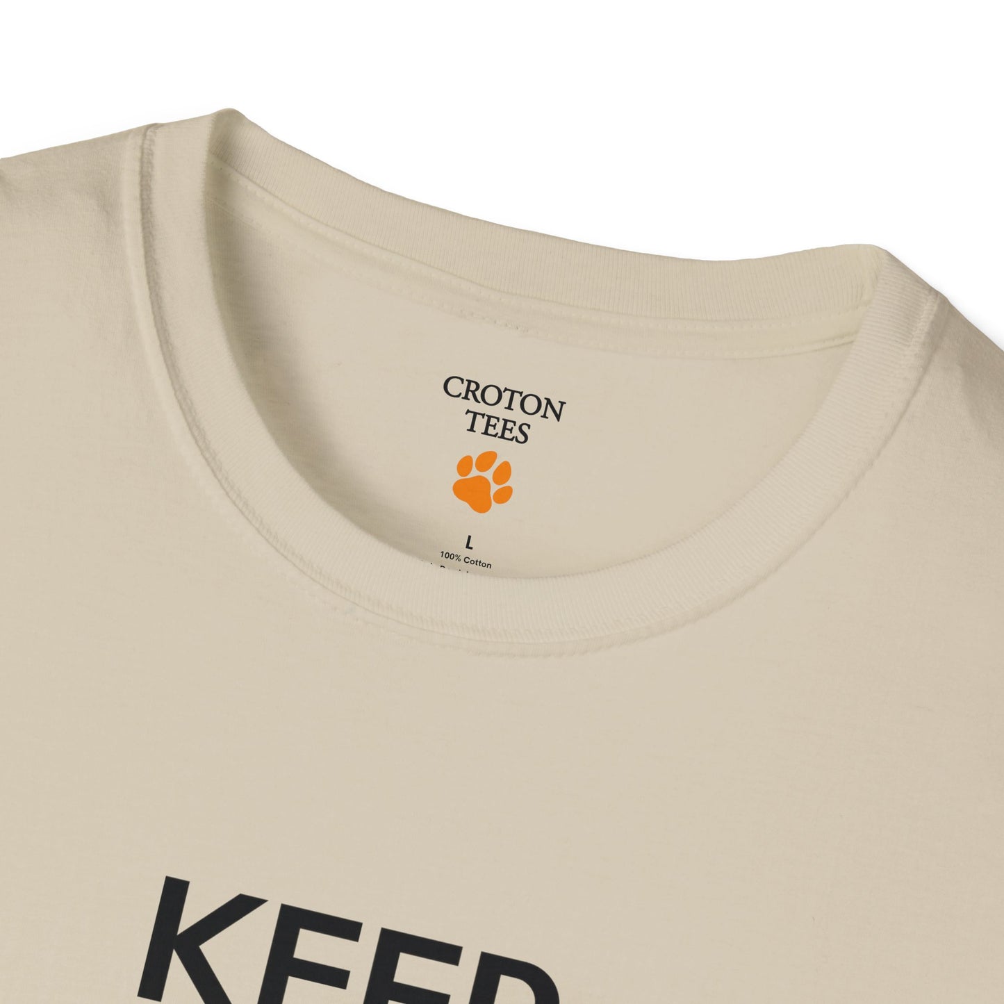 Men's Keep Calm and Croton ON Tee (White/Light Colors)