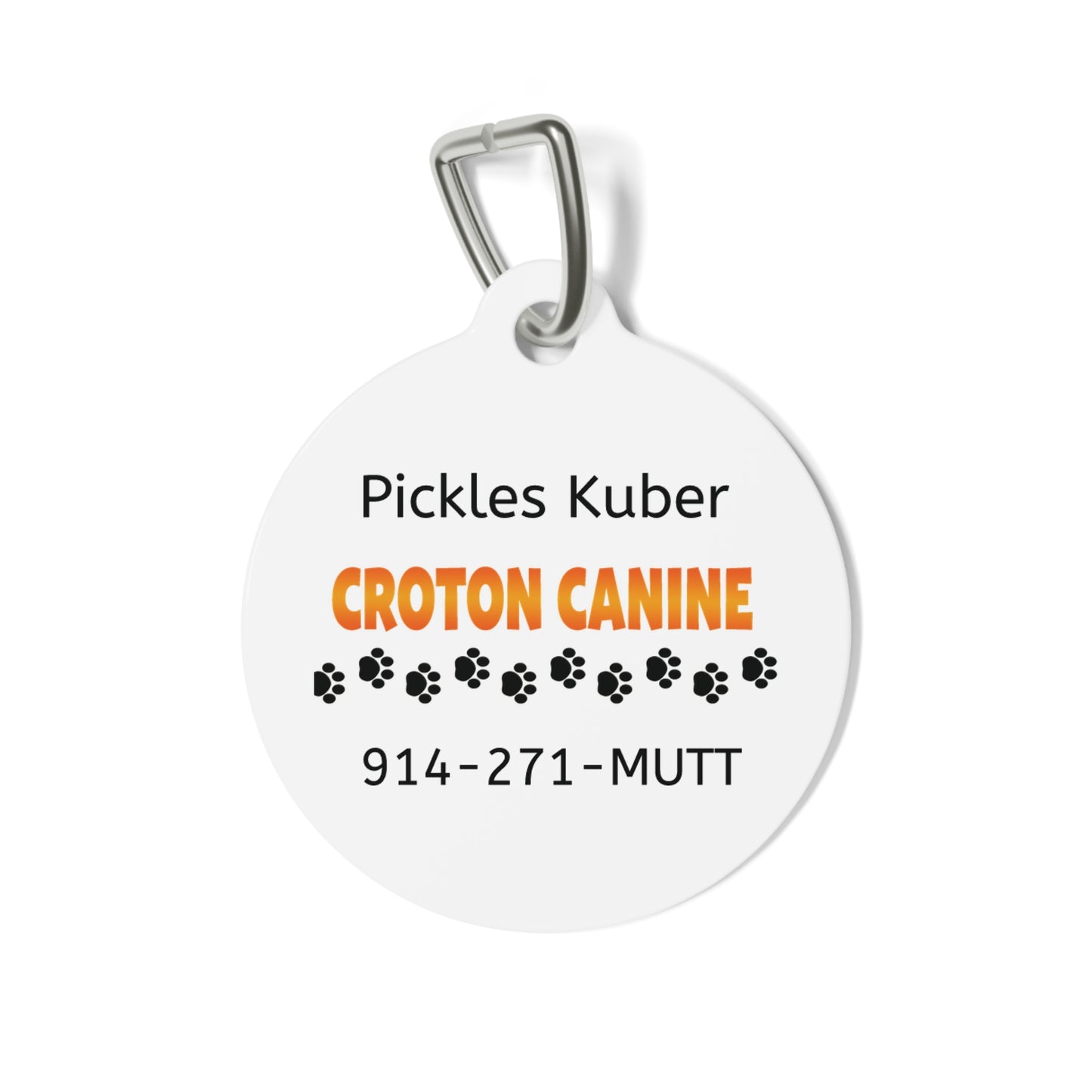 PERSONALIZED Dog ID / Croton Canine Tag