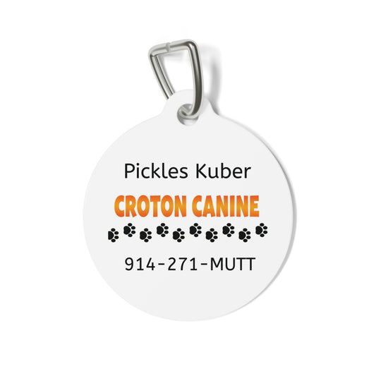 PERSONALIZED Dog ID / Croton Canine Tag
