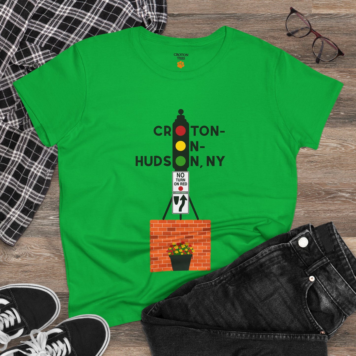 Women's Semi-Fitted Dummy Light Croton Tee
