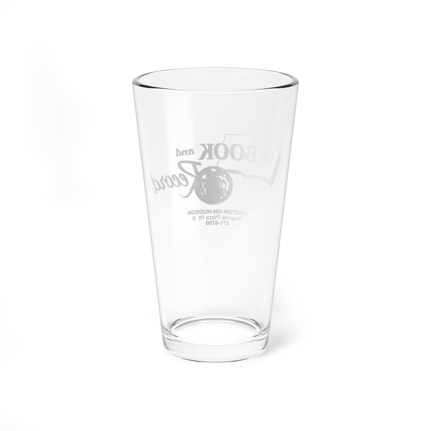 The Book and Record 16oz Pint / Mixing glass