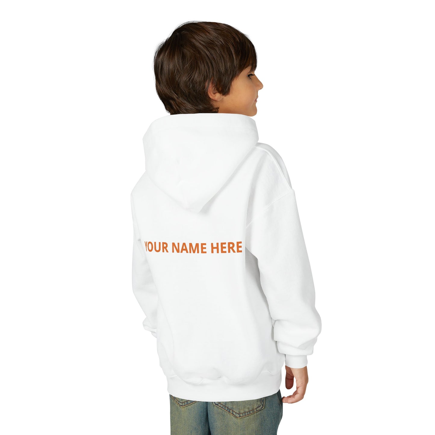 Croton Tiger Kids Personalized Hooded Sweatshirt