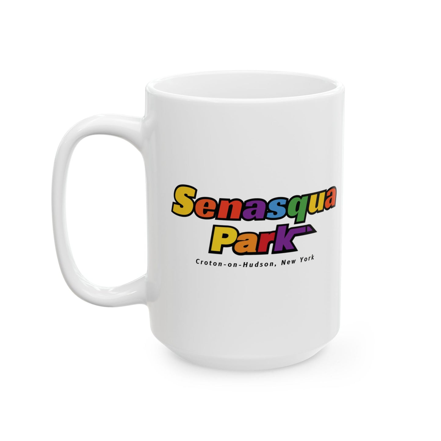 Senasqua Park / Action Park logo mug