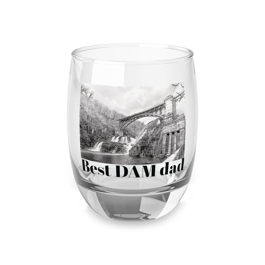 Best DAM dad Croton Whiskey Glass (black)