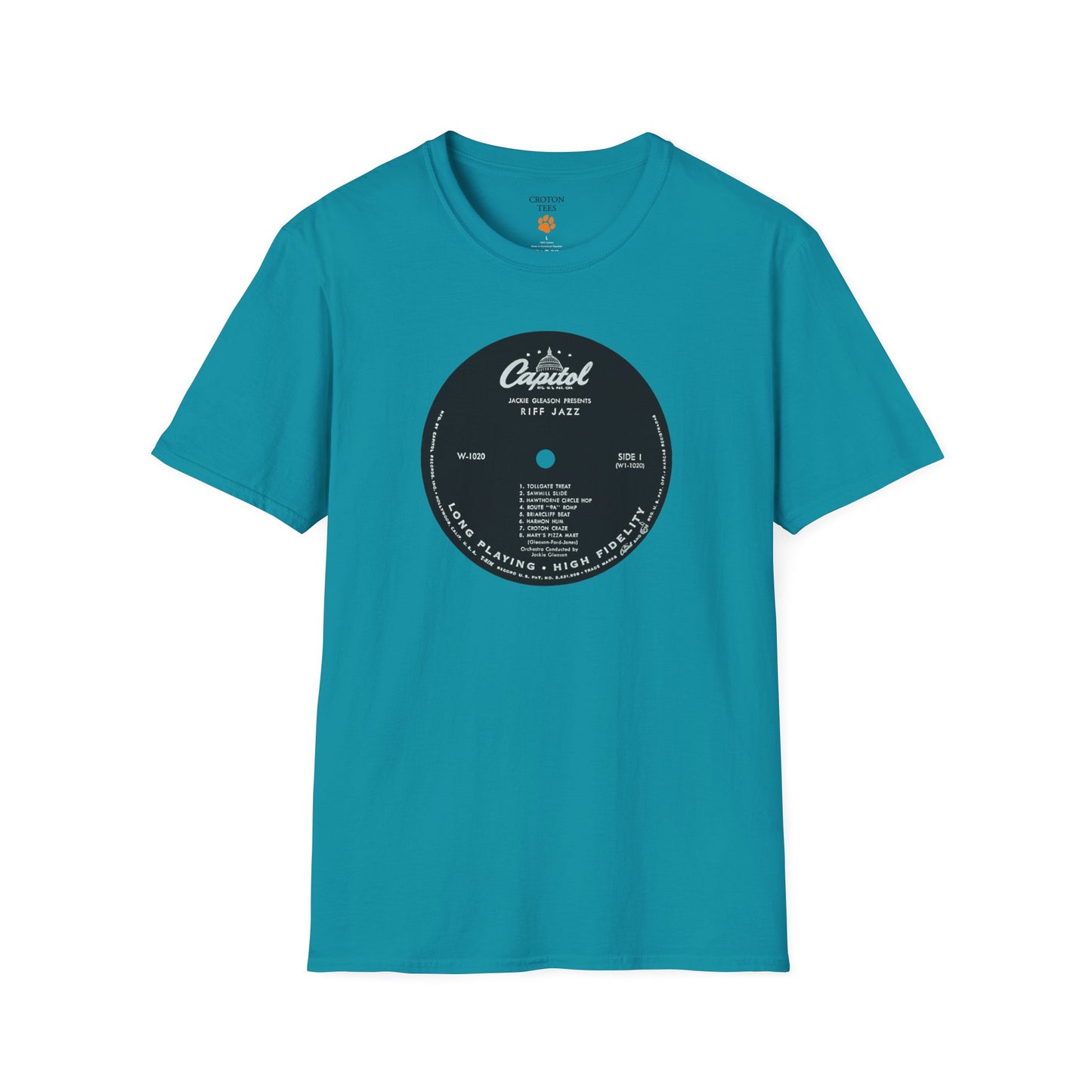 Croton / Cortland Gleason LP unisex tee side 1