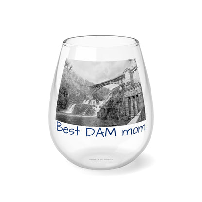 Best DAM mom wine Glass (11.75 oz)