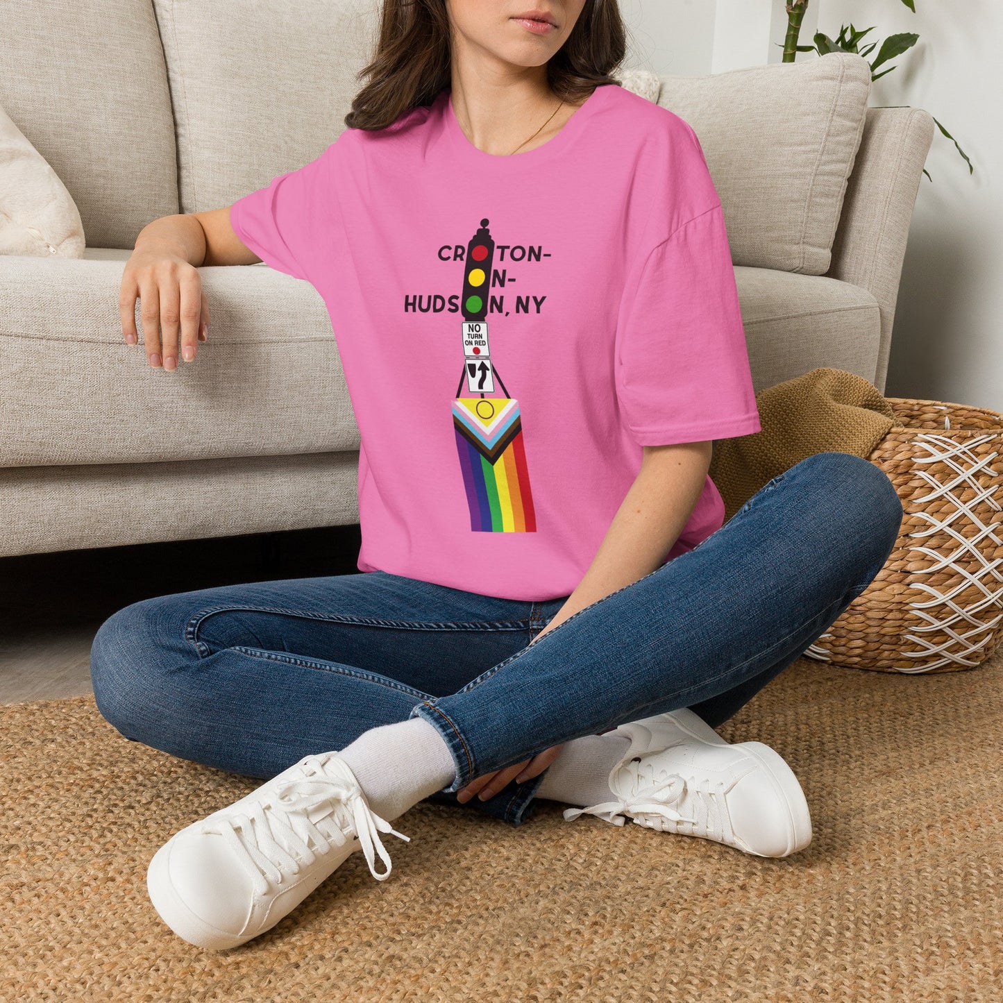 DUMMY LIGHT Pride Croton unisex tee