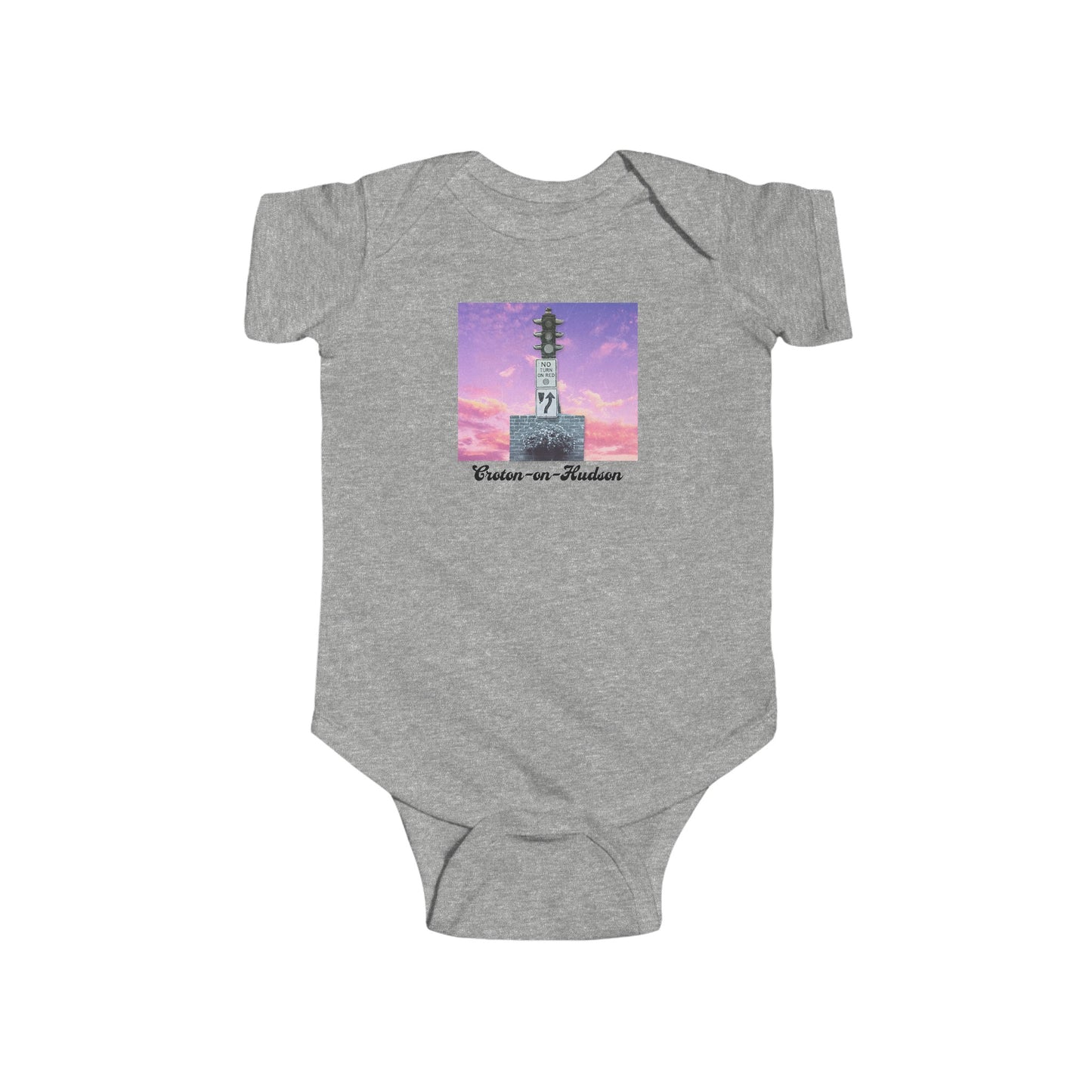 Dummy Light / Sunset Croton onesie