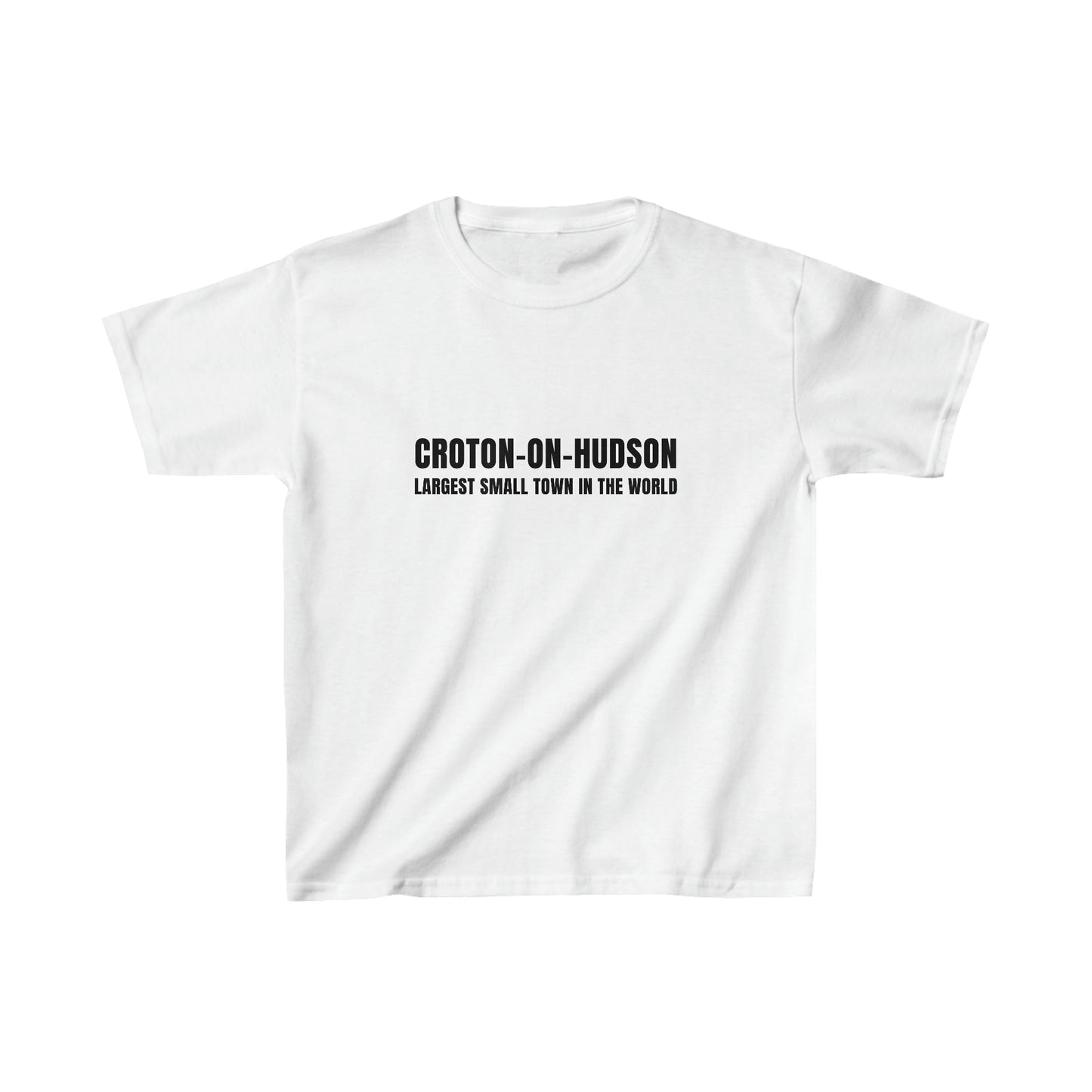 Croton Largest Small Town in the World kids tee