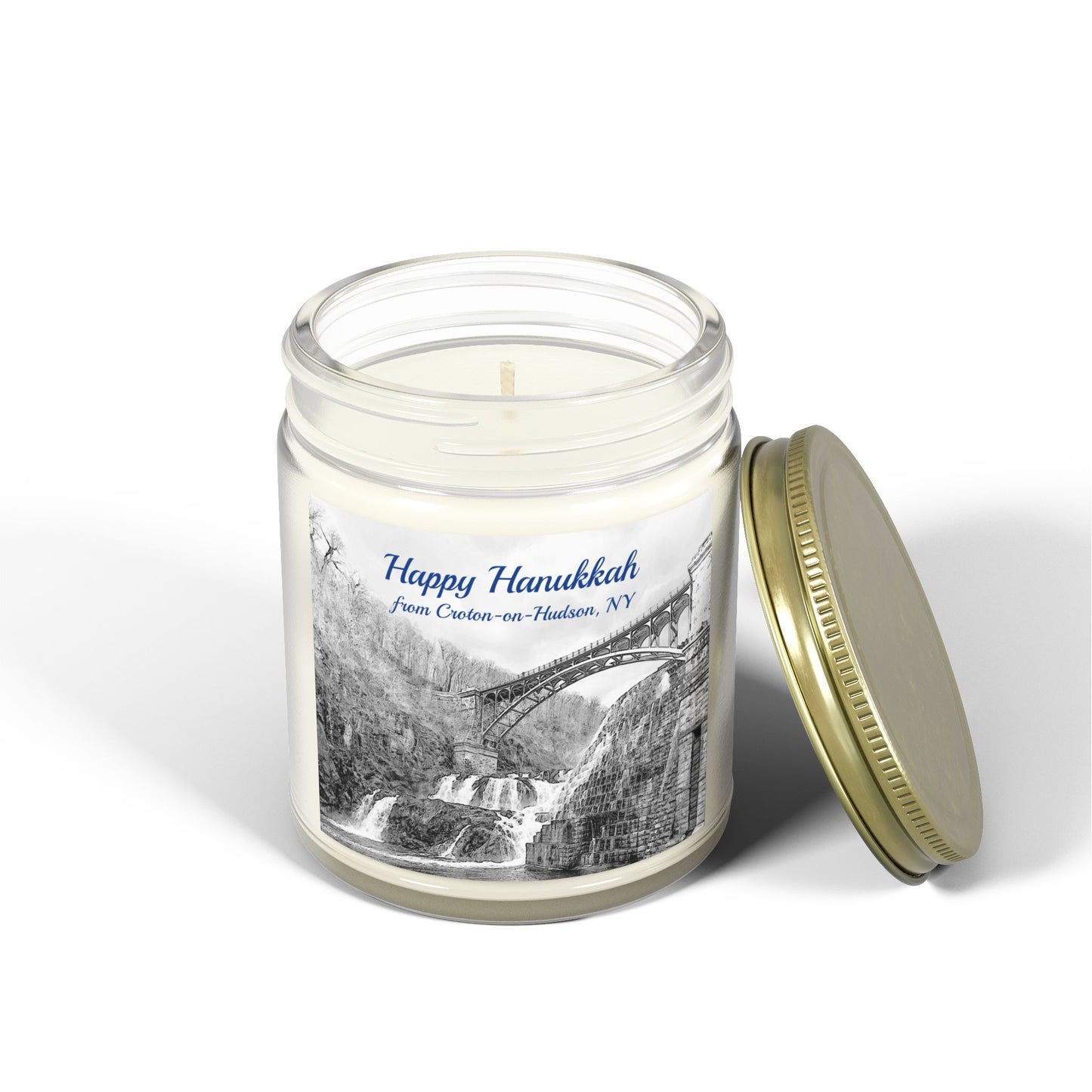 Happy Hanukkah / Croton Dam scented candles