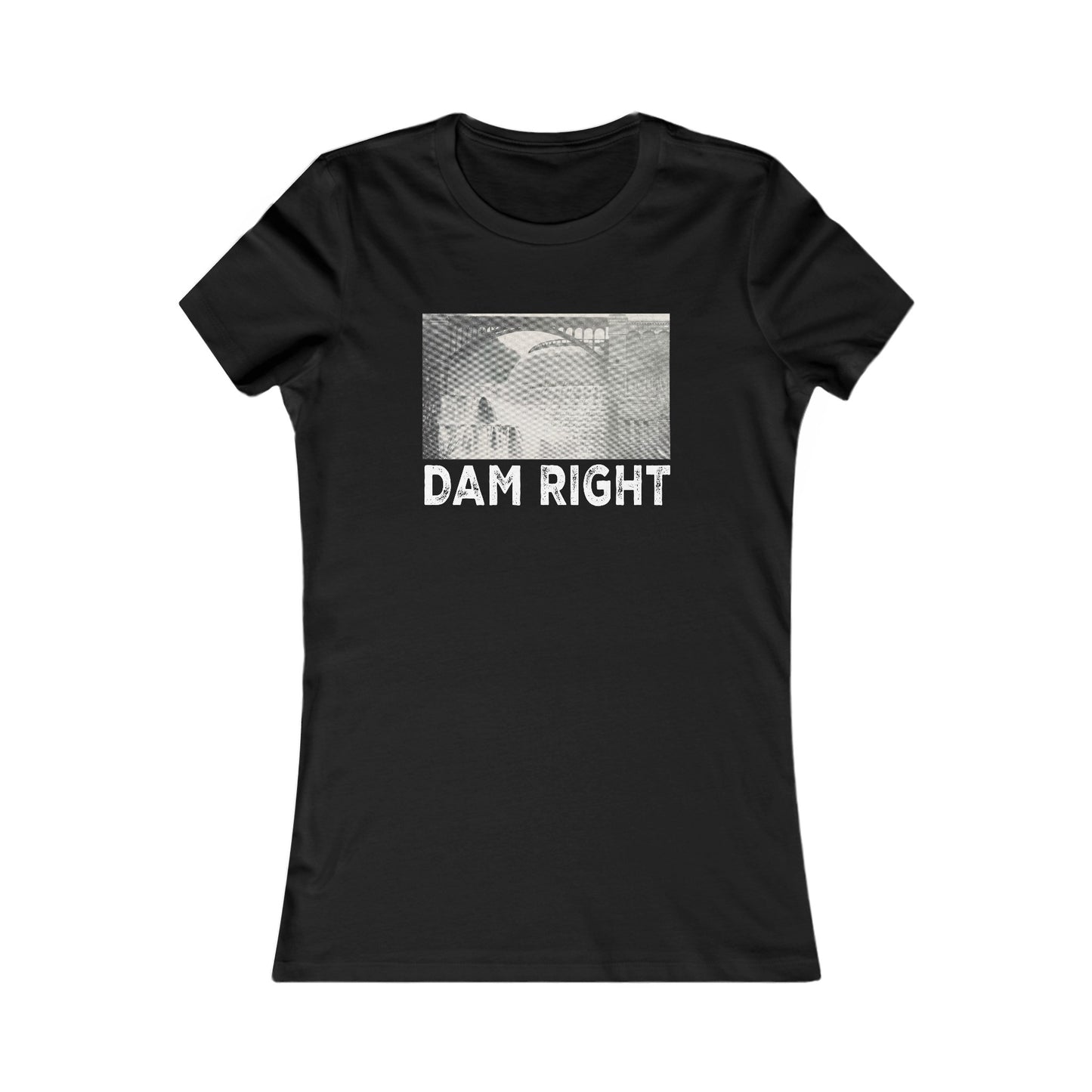 Women's Slim Cut DAM RIGHT Tee (Dark/Colors)