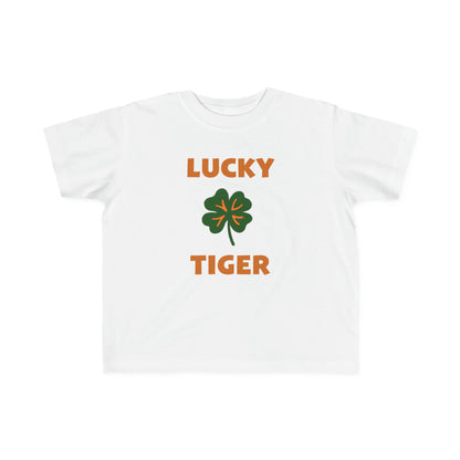 Lucky Tiger Croton toddler tee St. Patty's Day green