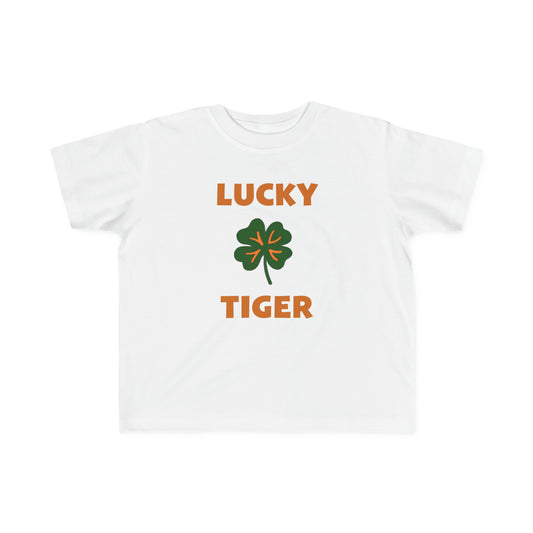 Lucky Tiger Croton toddler tee St. Patty's Day green