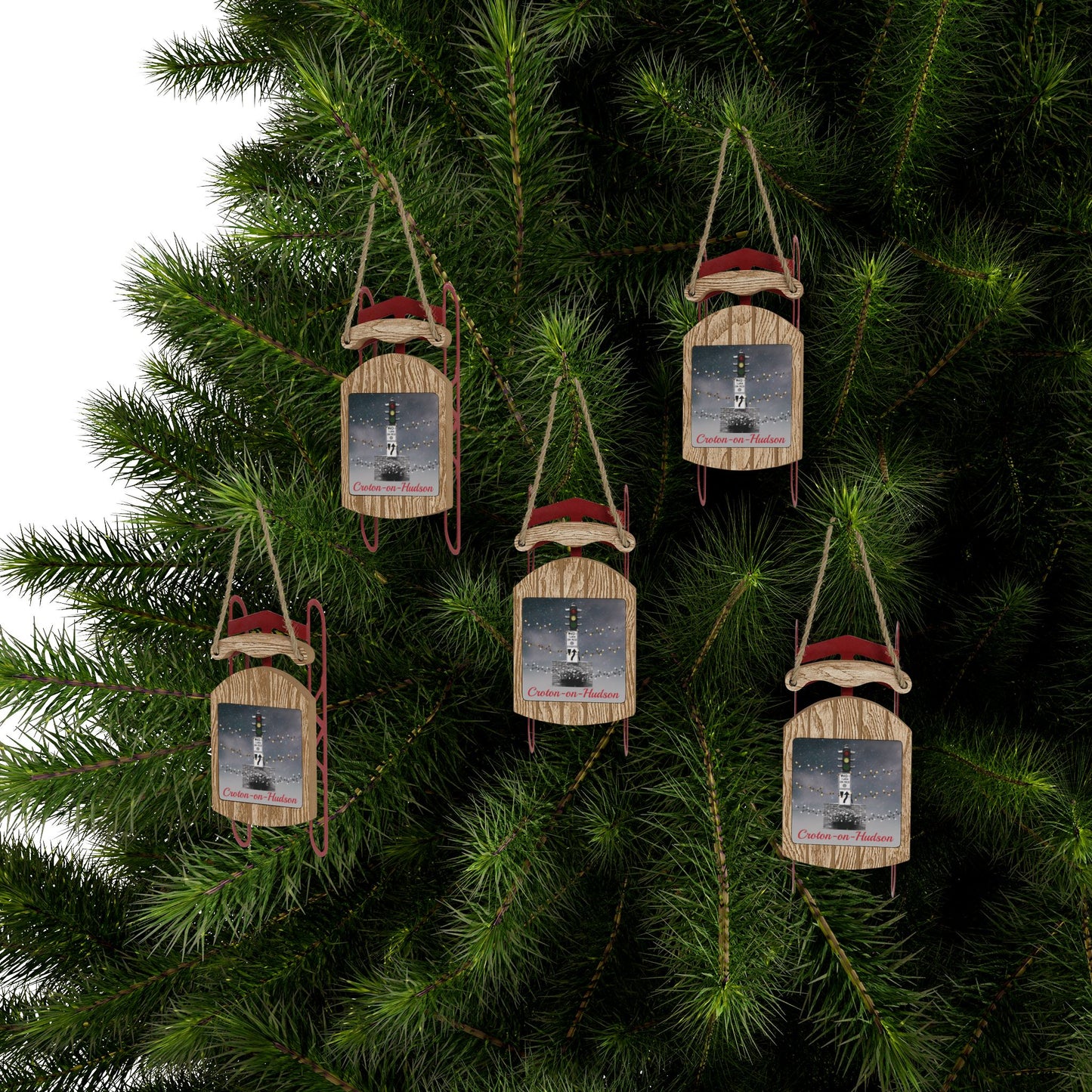 Dummy Light Sled Ornaments (single or 5-pack!)