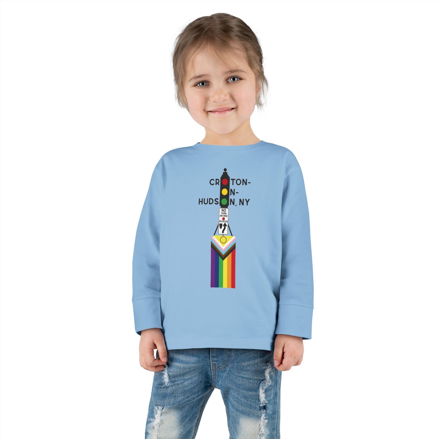 Dummy Light / Pride Croton Toddler Long Sleeve Tee