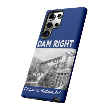 DAM RIGHT iPhone Tough Cases in Croton River blue