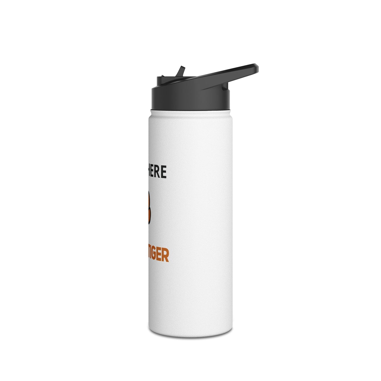 Croton Tiger Personalized Stainless Steel Water Bottle - 2 sizes