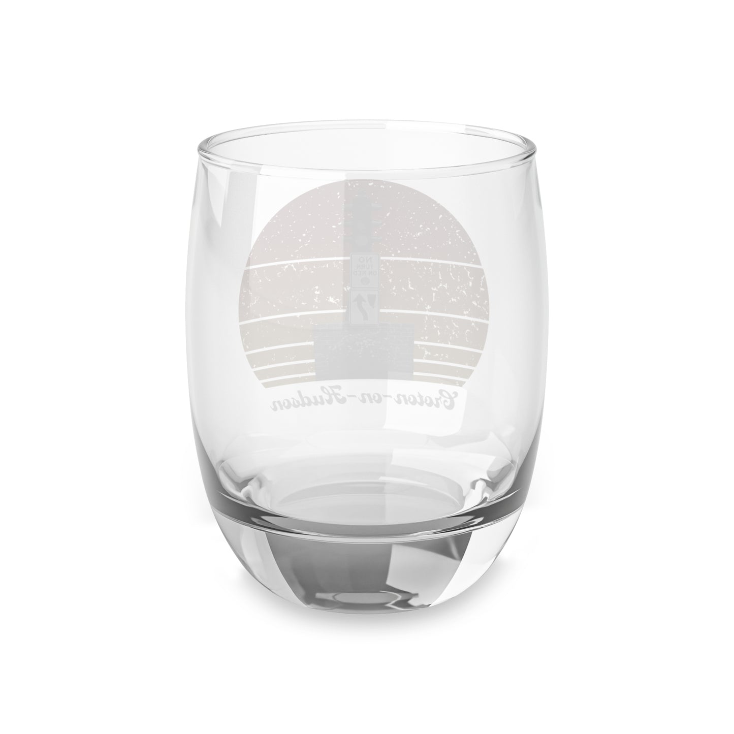 Dummy Light retro design Croton Whiskey Glass - white