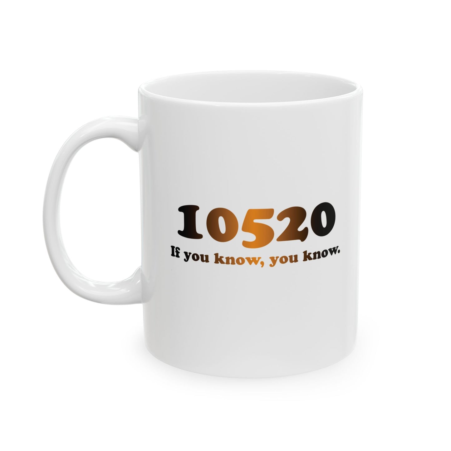 10520 if you know you know orange and black 11 oz mug