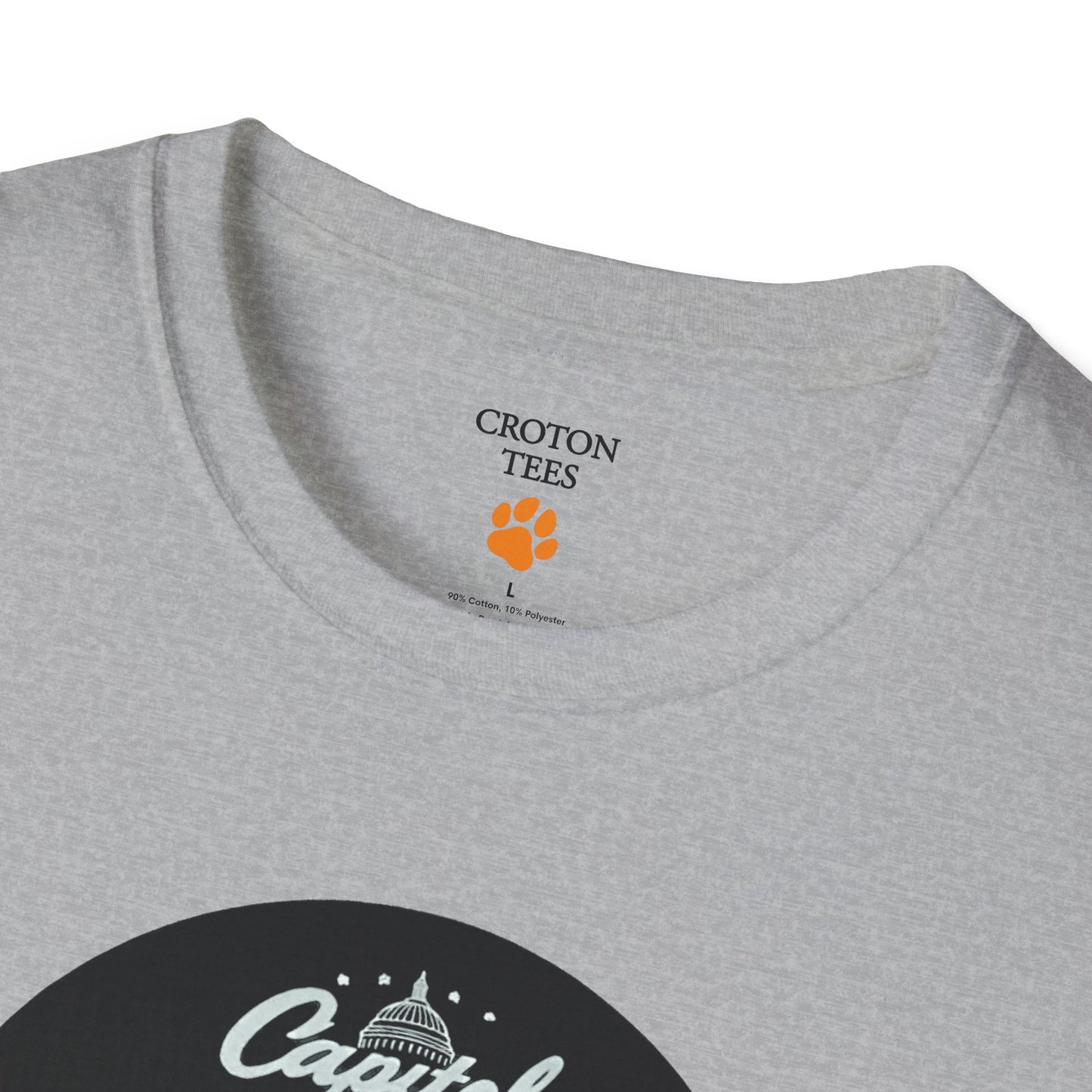 Croton / Cortland Gleason LP unisex tee side 1