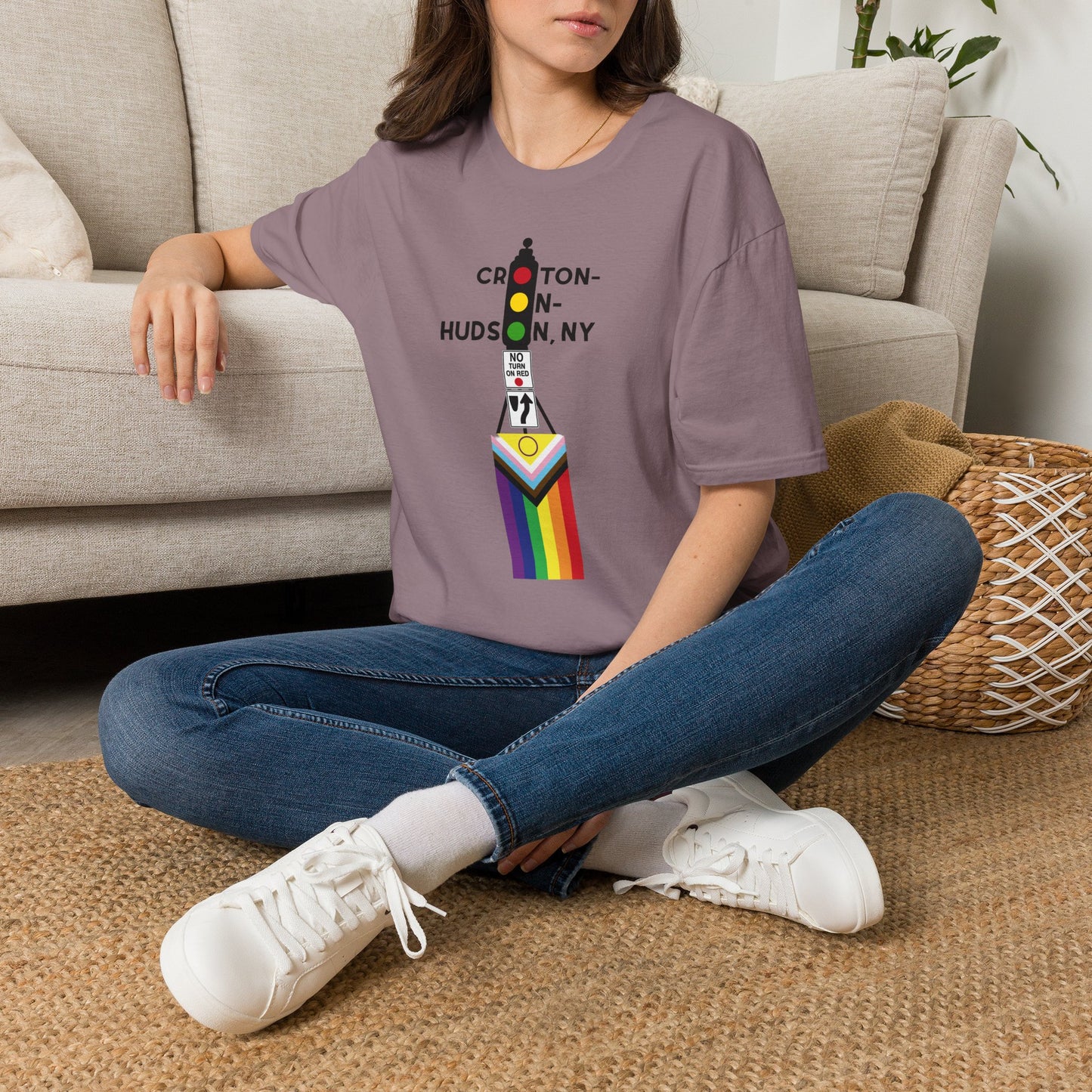 DUMMY LIGHT Pride Croton unisex tee