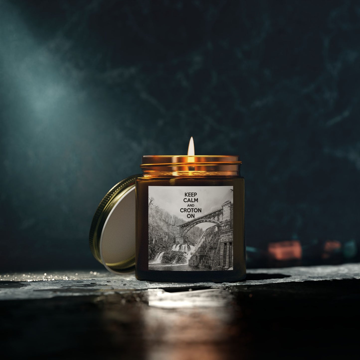 KEEP CALM / Croton Dam scented candles