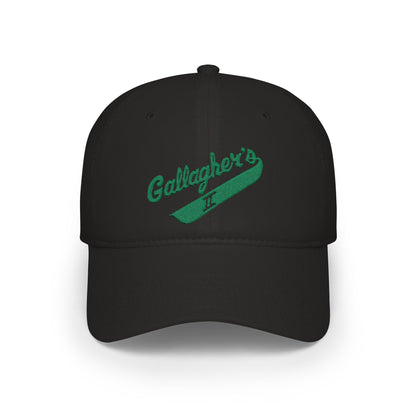 Gallagher's II Low Profile Baseball Cap (Black)