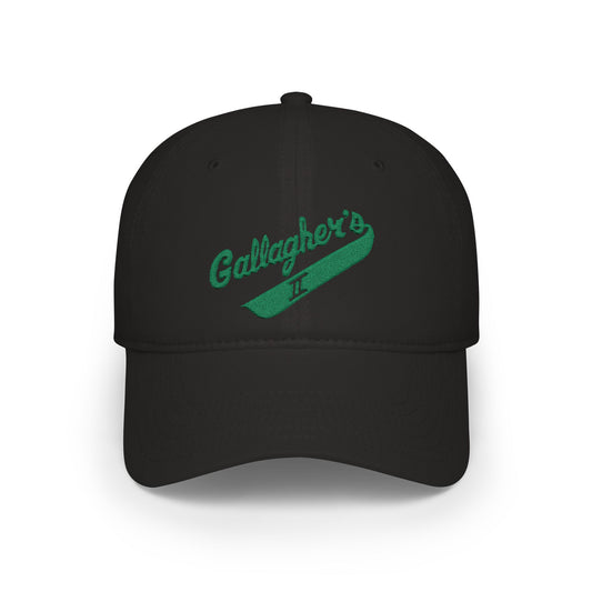Gallagher's II Low Profile Baseball Cap (Black)