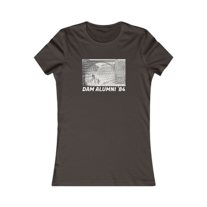 Women's Slim Cut DAM ALUMNI '84 Tee  (Dark/Colors)