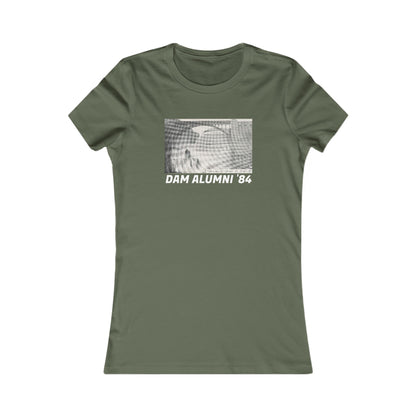 Women's Slim Cut DAM ALUMNI '84 Tee  (Dark/Colors)