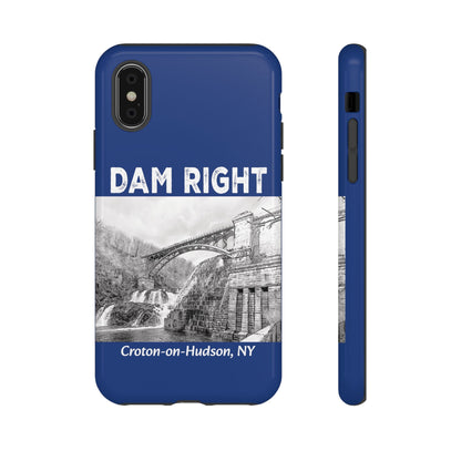 DAM RIGHT iPhone Tough Cases in Croton River blue