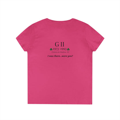 Gallagher's II Ladies V-Neck T-Shirt,