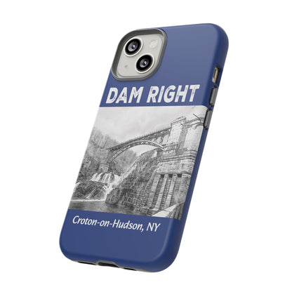 DAM RIGHT iPhone Tough Cases in Croton River blue