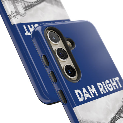 DAM RIGHT iPhone Tough Cases in Croton River blue