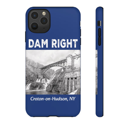 DAM RIGHT iPhone Tough Cases in Croton River blue