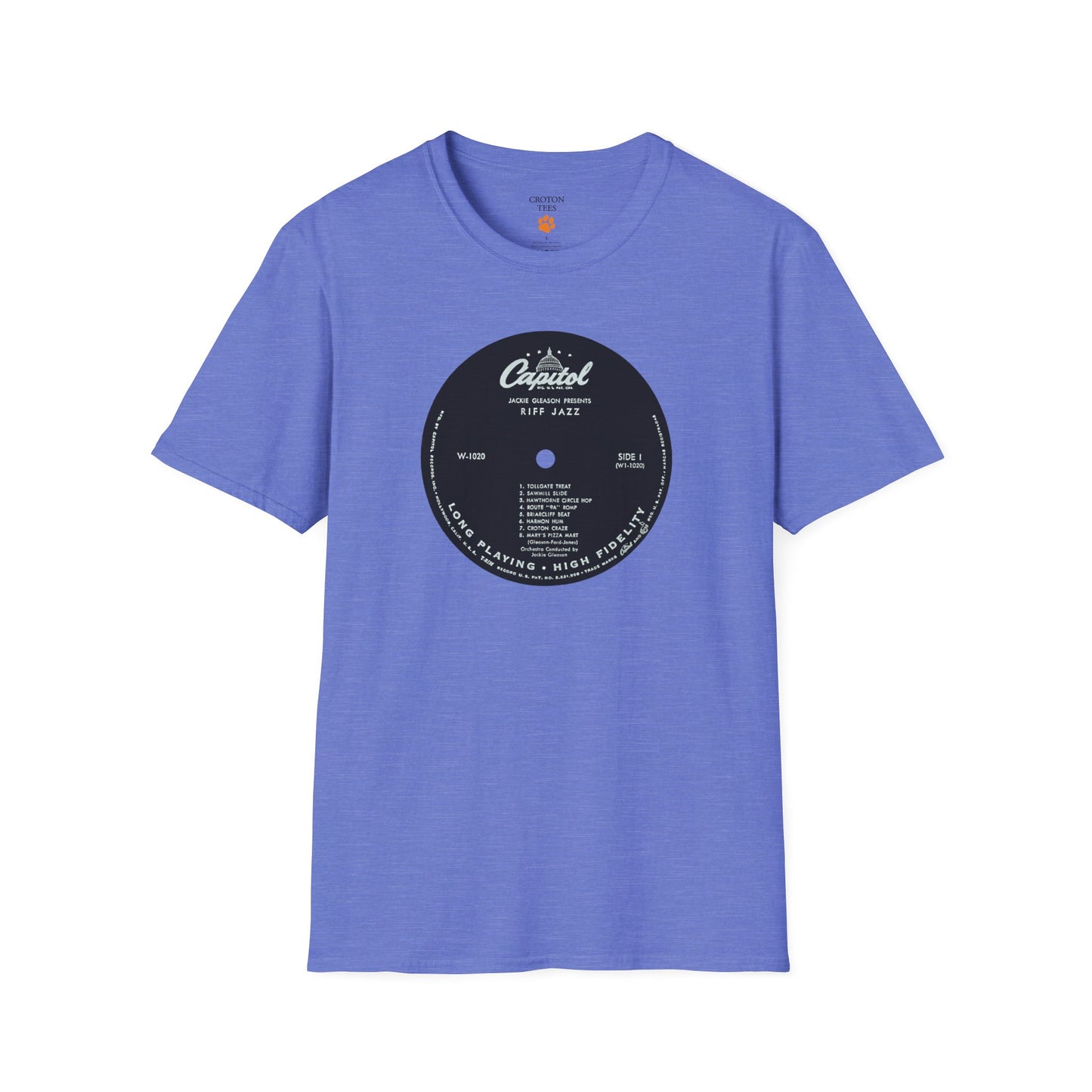 Croton / Cortland Gleason LP unisex tee side 1